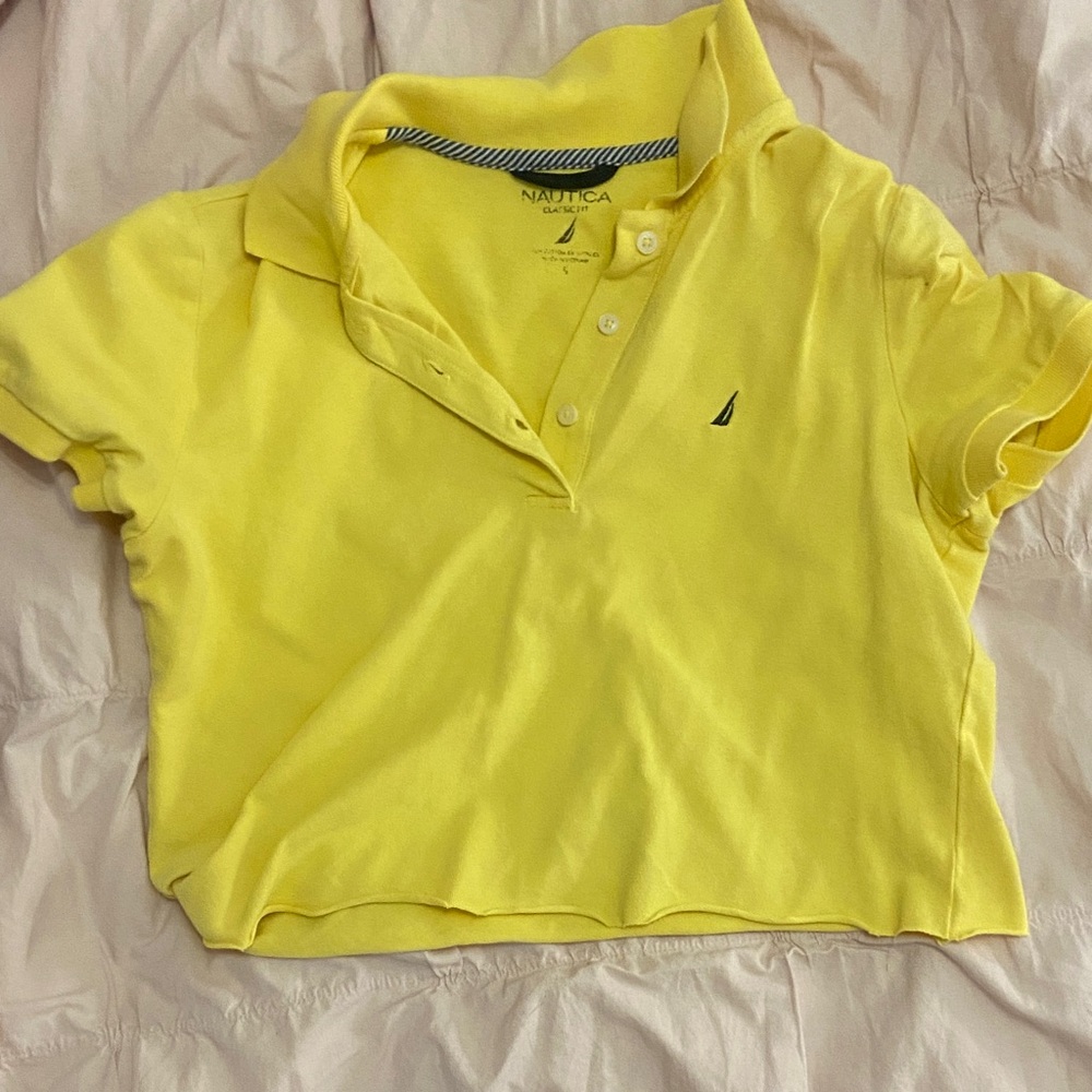 Nautica Sunny Yellow Polo Shirt